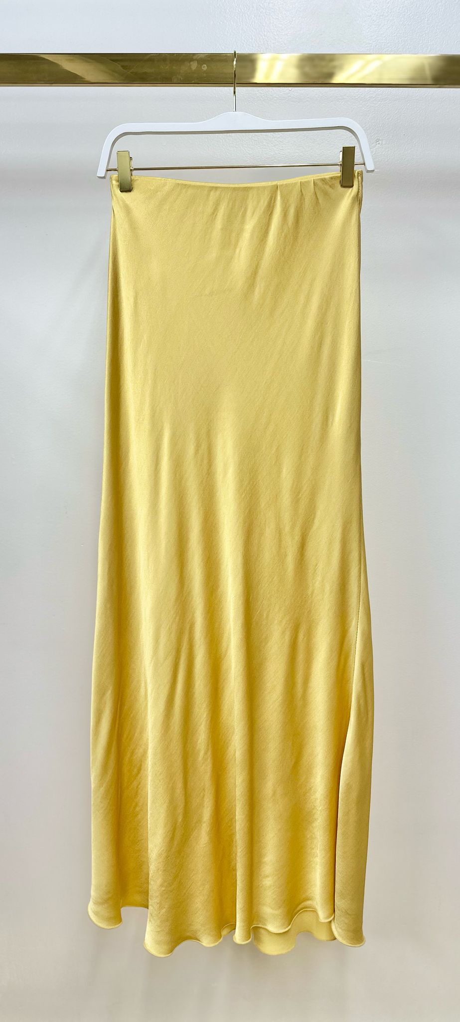 Italian Viscose Ruched Waist Skirt