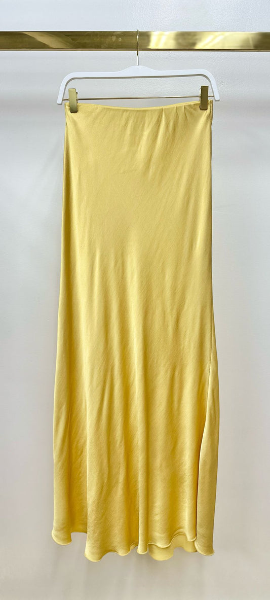 Italian Viscose Ruched Waist Skirt