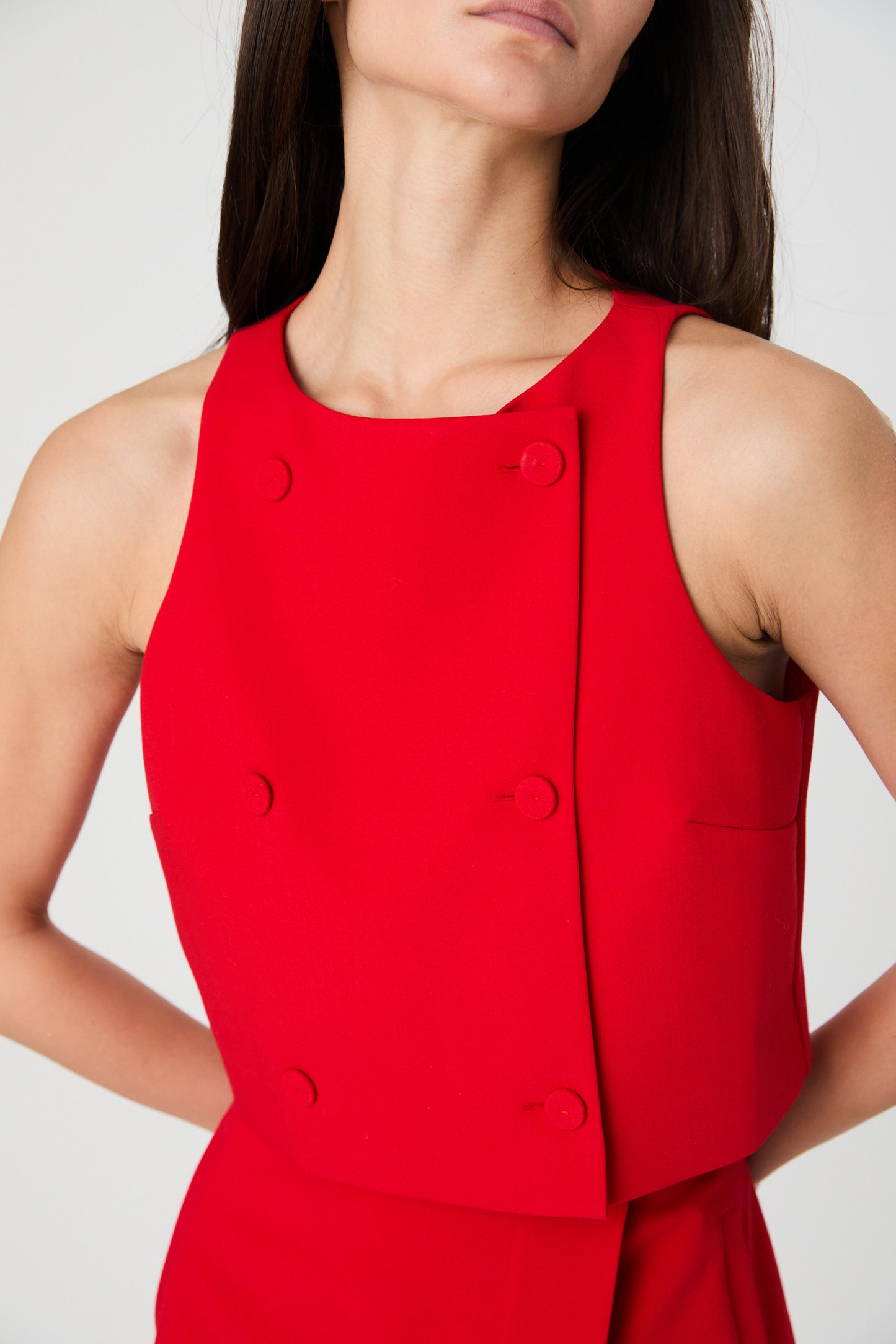 Azra Twill Top