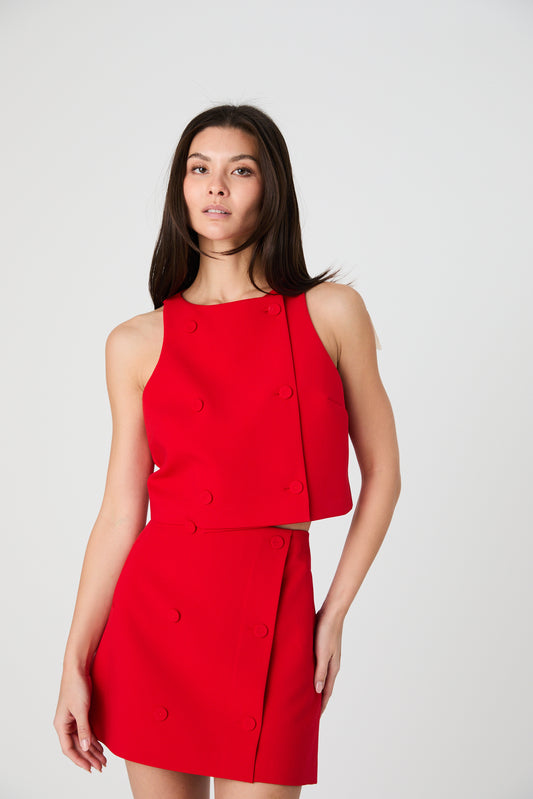 Azra Twill Top