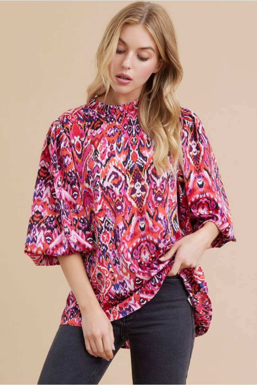 Abstract Print Top